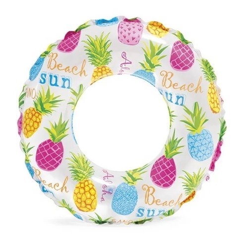 SWIM POOL-59230 - LIVELY PRINT SWIM RINGS SIZE: 51CM/20