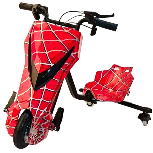 DRIFT SCOOTER/205559 - MOTOR: 36V BRUSHLESS MOTOR
MOTOR BATTERY: 36V 3.0 LI-ION
BATTERY FUNCTION: HELMETS AND KNEE PADS/DECK LIGHT
EXTRA: USB PLAYER/SUSPENSION