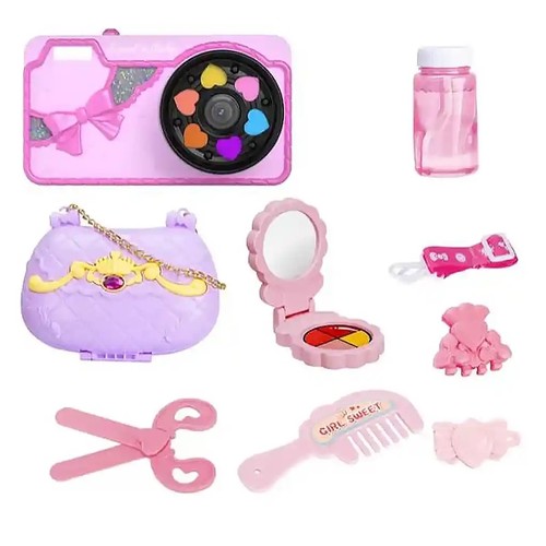 PARTY DECORATIONS-VS2196 - BUBBLE CAMERA JEWELRY SET FOR 3+ AGES