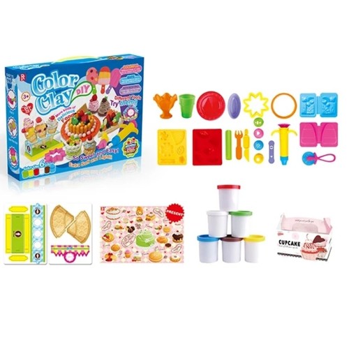 COLOR CLAY-VS2237 - COLOR CLAY CAKE FOR 3+ AGES