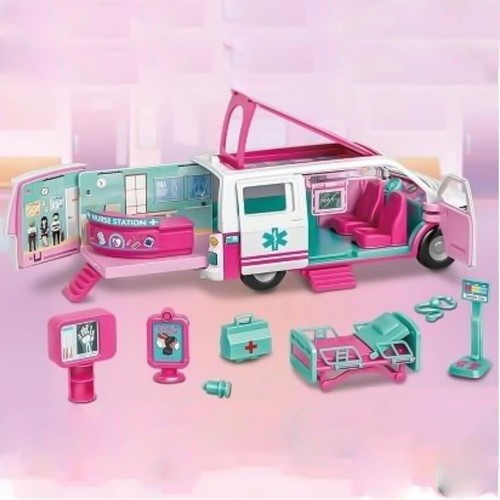 VEHICLE TRANSFORMS-VS1797 - EMERGENCY VEHICLE TRANSFORMS INTO CARE CLINIC FOR 3+ AGES