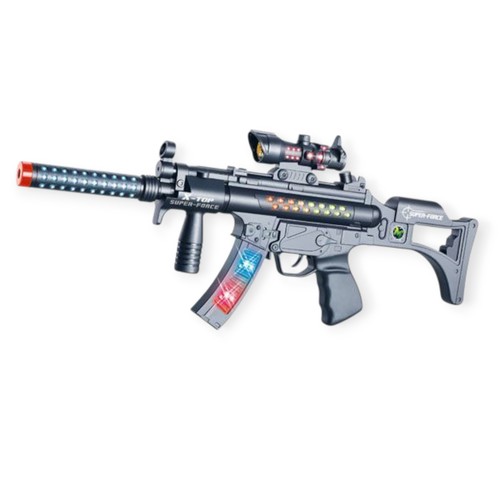 FLASHING GUN-VS2422 - B/O GUN WITH MUSIC AND LIGHT  FOR 3+ AGES