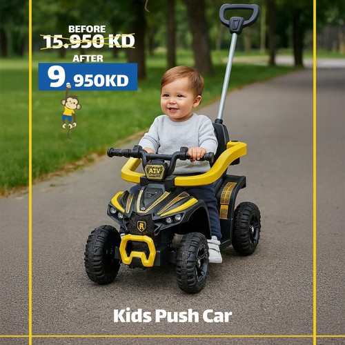KIDS PUSH CAR-931A - With Safety Sides and Handle
for kids 1Year and above