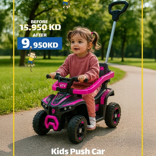 KIDS PUSH CAR-931A - With music and light, turning handle