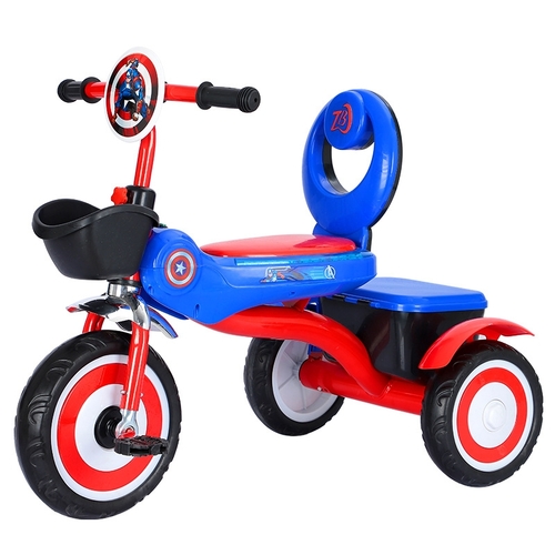 KIDS TRICYCLE/JH-377(JH-208) - This features a top grade, durable Kids indoor/Outdoor Bicycle from Baby
Land. baby Land is a reliable Brand well known for its durability. It
is truly a bike that grows with your child as it is designed with
durable frame. The well foamed seats makes this bike suitable for kids
of this age range irrespective of weight. It is a bike that will remain
strong even when your child outgrows it. It is recommended for kids of
ages 1-4years .This premium bike is beautifully designed for people with
good taste for quality . The bicycle is on a high demand due to its
beauty, ruggedness, durability and design with children’s favorite
cartoon character. It has many attractive features that placed it ahead
of other bicycles. Smooth speed and easy pedaling, good quality tires
and comfortable well foamed adjustable seat.Step out of the regular gifts and get this bike for your kids and they wouldn’t stop thanking you.