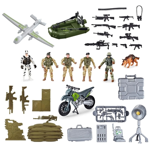 MILITARY SET-VS0633 - ARMY SITUATIONAL GAMES FOR3+ AGES