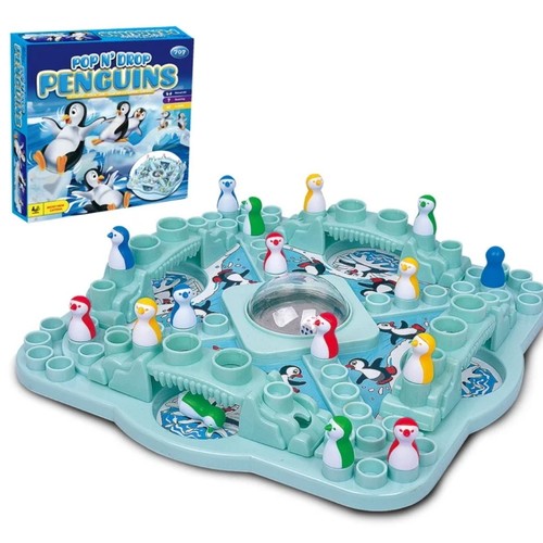 POP N' DROP/707-36 - International Playthings Game Zone Pop 'n Drop Penguins - Classic