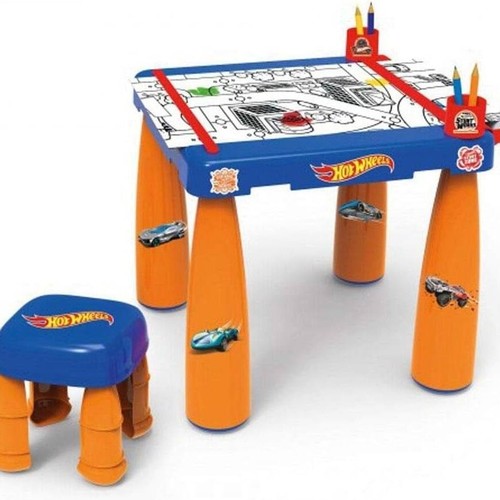 COLORING TABLE-9617 - The toy is made of a completely non-toxic material and ensures a worry-free play time for children. Vibrant colors and attractive designs make this toy, an engaging and informative play tool.