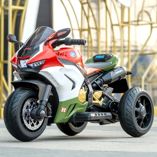KIDS  MOTORCYCLE-609 - UNISEX ELECTRIC RIDE-ON TOY MOTORCYCLE FOR KIDS 2-8 YEARS MOTORCYCLE 3-WHEEL 6V