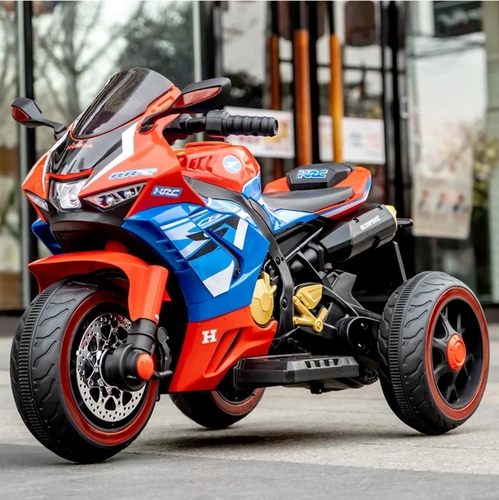 KIDS MOTORCYCLE-609 - UNISEX ELECTRIC RIDE-ON TOY MOTORCYCLE FOR KIDS 2-8 YEARS MOTORCYCLE 3-WHEEL 6V