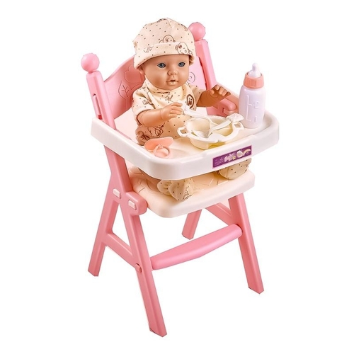 BABY DOLL AND CHAIR-W6901A - with 16-inch doll. - Easy to assemble, store and carry anywhere. - Made of high quality materials.
