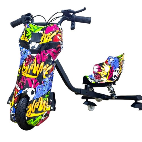 DRIFT SCOOTER-DP120 - DESCRIPTION: SCOOTER ART NO.: DP120 INPUT: AC100-240V 50/60HZ OUTPUT: DC36V POWER: 250W WEIGHT LIMITED: 50KG APPROPRIATE AGE GRANDING: 3+ AGES