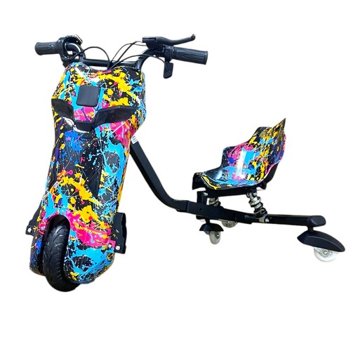 DRIFT SCOOTER-DP120 - DESCRIPTION: SCOOTER ART NO.: DP120 INPUT: AC100-240V 50/60HZ OUTPUT: DC36V POWER: 250W WEIGHT LIMITED: 50KG APPROPRIATE AGE GRANDING: 3+ AGES