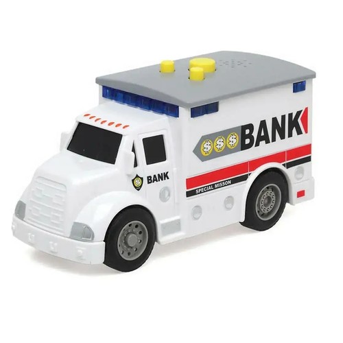 ARMORED VAN/FM18-2 - Vehicles are toys that not only entertain, but also develop manual and 
motor skills, as well as the child's eye-hand coordination. They also 
stimulate imagination and creativity, which also play a role in the 
child's development. These toys offer a lot of fun and entertainment, 
but are also important for intellectual development and manual 
dexterity. They are a perfect gift for all ages, providing them with a 
lot of fun and education at the same time. Providing the right toy for 
your child is not only a way to give him carefree fun and joy, but also 
the comprehensive development of his abilities. In addition, toys are a 
great opportunity to spend time with your child and build a strong 
family bond. Therefore, if you want to give your child a lot of fun and 
joy, but at the same time support his development and future, investing 
in toys is the perfect solution.