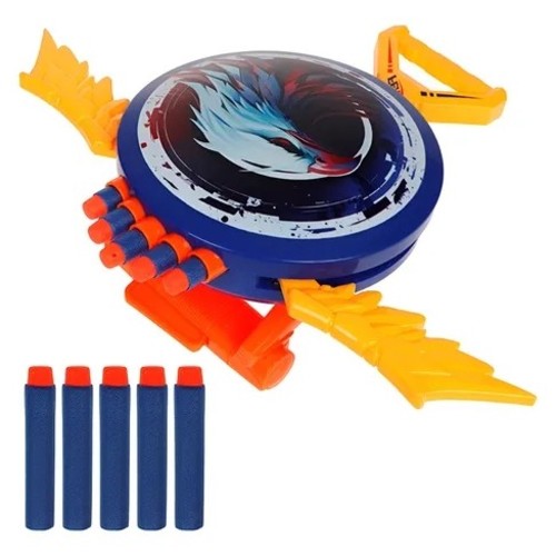 FEFA GUN SERIES-9950 - Children's projectile shield, 6 foam balls for 8+ ages
