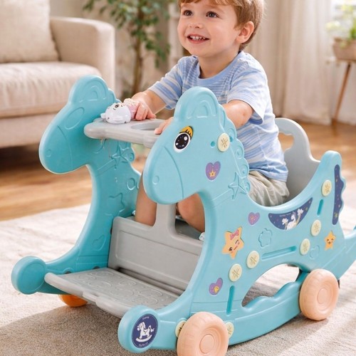 ROCKING HORSE-8732 - 3 IN 1&nbsp; 
 CHILD GAME APPEASE CHAIR 
 TO BUILD A BABY