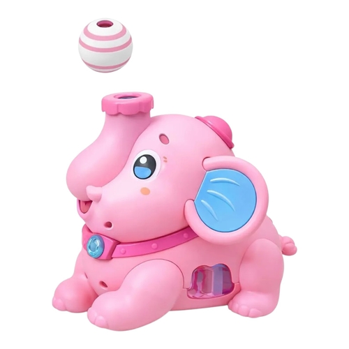 VS2658 BLOW ELEPHANT - Musical Walking Elephant Toy with Flashing Light & Sound Toy for Kids Blowing. Ages 3+ Color Pink