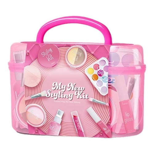 styling kit-VS2296 - This is a pretend playtoy makeup set not real cosmetic, as indicated by the text 