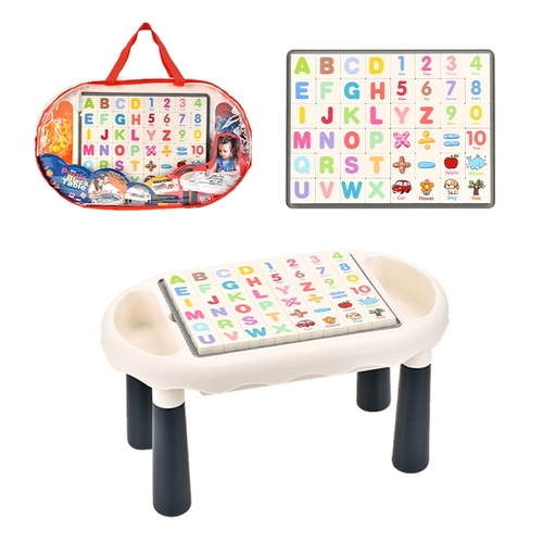 mini puzzle-MC344 - DIY Interactive with puzzle and building blocks. Educational fun and game, Include assembling building blocks 48 pcs.3 + ages.
