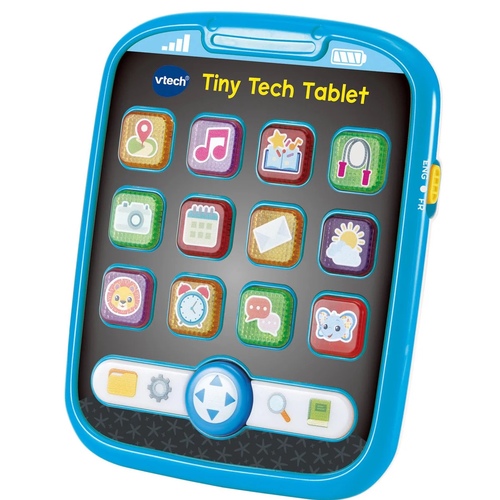 Tiny tech Tablet-8543 - Tiny teach tablet&nbsp; teaches and 90+ sounds & phrases 12 learning apps&nbsp; meet animals, check email, play music &more 
 for kids 9-36M