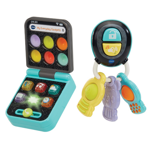 Everyday Gadgets - Interactive baby toy with lights, sounds, and buttons that introduces everyday gadgets while developing sensory, motor, and language skills. Age: 3–24 months