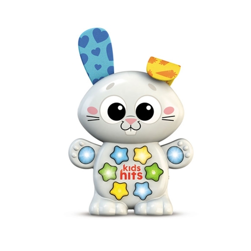 Kids Hits Babies Musical Rabbit KH09/003 - Educational Play: This musical bunny helps children learn the alphabet, numbers, and counting through engaging exercises.Sensory & Musical Development: It includes a variety of melodies, fun sounds, and bright lights that stimulate sensory abilities and cultivate an interest in music.Interactive Design: The toy encourages movement, such as swaying and tapping feet to tunes, helping develop motor skills.&nbsp;Age: Designed for toddlers aged 2 years and older.