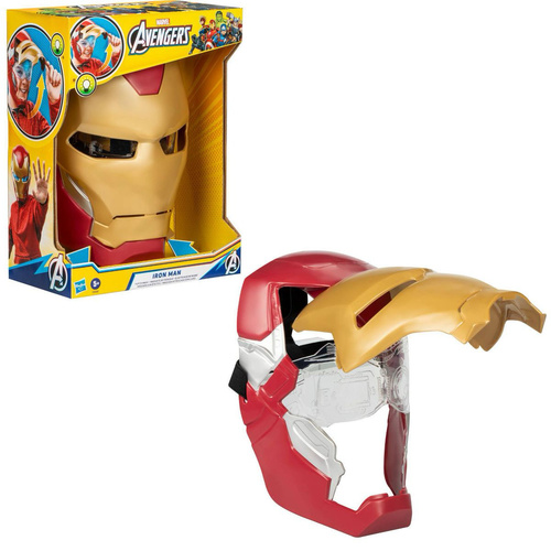 Iron Man Flip-Up Mask E6502 - Iron Man mask with a realistic design and flip-up faceplate fun and interactive for young heroes.