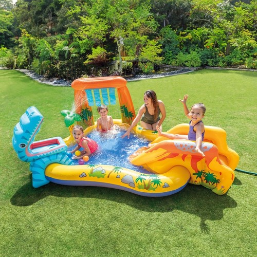 Dinosaur Inflatable Play Center 57444 - Dimensions: Approximately 8' 2