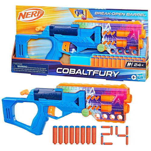 NERF Cobalt - Powerful NERF blaster with break-open barrel and multi-dart action for fast-paced play.