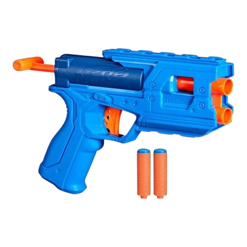 G0875 Nerf N Series Purestrike - NERF N SERIES PURESTRIKE Capacity: Holds up to 2 darts and fires one at a time.Darts: Compatible exclusively with Nerf N Series N1 darts.Features: Includes two tactical rails for customization.Age Range: Recommended for children aged 8 years and older.