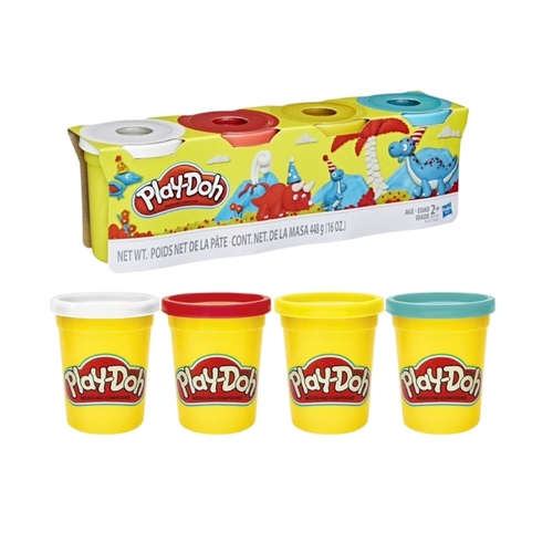 B6508 PD CLASSIC PACK - The modeling compound is suitable for squishing, sculpting, and shaping, allowing kids to create various imaginative objects like dinosaurs or ice cream mountains.&nbsp;Age Suitability: Designed for children aged 2 years and up, this Play-Doh set offers a creative toy option for young kids.