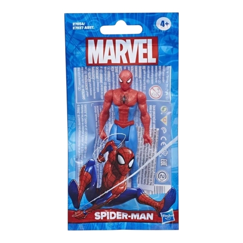 E7837MVL 3.75IN VALUE FIGURE AST - Marvel Avengers Spider-Man 3.75-inch Action Figure.&nbsp;Product Type: Articulated action figure.Size: Approximately 3.75 inches (9.5 cm) tall.Features: Classic Marvel design suitable for imaginative play.Age Range: Recommended for children ages 4 and up