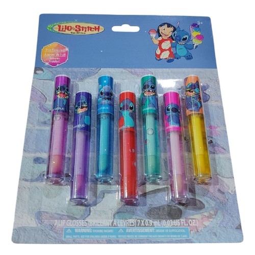 Stitch themed lip gloss set 70020 - Assorted Flavors:&nbsp;Includes multiple scents such as strawberry, watermelon, and grape.Child-Safe Ingredients:&nbsp;Typically made with plant-based, vegan, and hypoallergenic materials.Design:&nbsp;Each tube showcases unique artwork of the character Stitch from&nbsp;Lilo & Stitch.