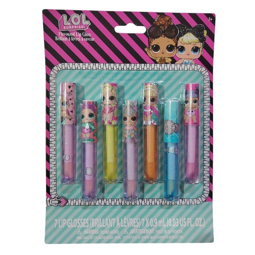 LOL Flavoured Lip Gloss-61430 - 7 Lip Glosses For 3+ ages