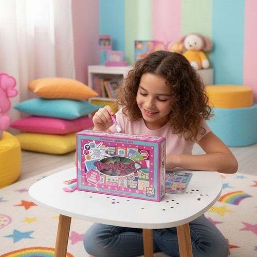 VS2145 BEAUTY QUEST - The Beauty Quest Fashion Makeup Set is an exciting, award-winning game that combines creative makeup play with a fun challenge to collect products and match colors with friends.