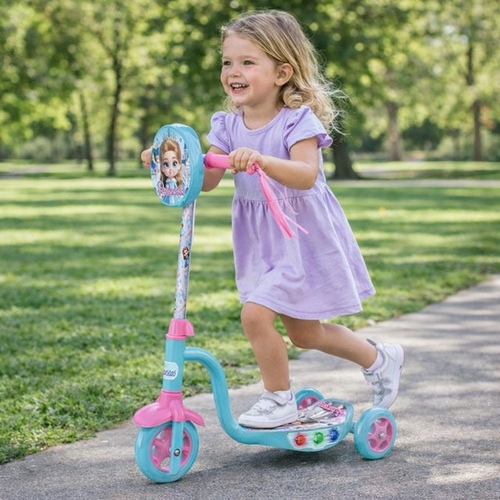 14222-9 PRINCESS SCOOTER - New design Princess 3 wheel Scooter with Lights, Suatible for 4years old and above.