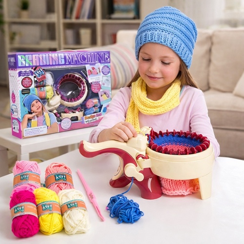 Knitting Machine VA196253 - Yarn Craft Set for Children Ages 6+