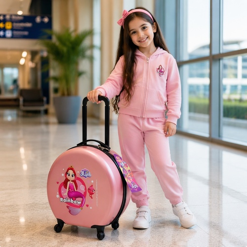 MAKEUP BAG SET-YW24396 - CUSTOMIZE&nbsp; PORTABLE CUTE MAKE UP CHILDREN TRAVELLING BAG SUITCASE KIDS MAKE UP LUGGAGE AGE 3+ AGES
