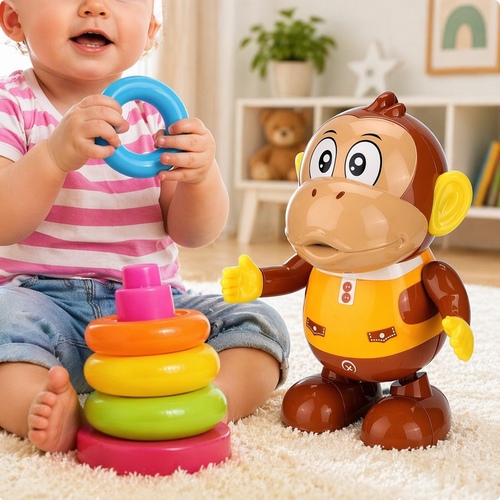 Swing Monkey VA317270 - An interactive musical toy designed for children aged 3 and above.