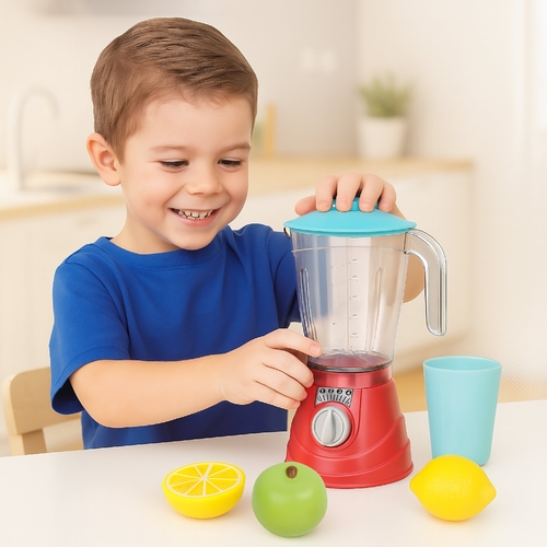 Kitchen Blender Playset VA279302 - It is designed for children ages 3 and up to engage in imaginative role-play.&nbsp;The set typically includes a simulated blender along with play food accessories like fruits.