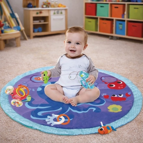 BABY ACTIVITY GYM-VS0461 - 2 IN1 FLIP AND FUN ACTIVITY GYM FOR 0m+