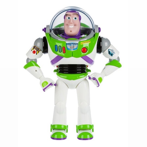 8899-118 TOY STORY - A Disney Toy Story Buzz Lightyear Interactive Talking Action Figure.&nbsp;: It features over 30 phrases, sound effects, light-up laser effects, and poseable joints.this is suitable 3 years old and above.