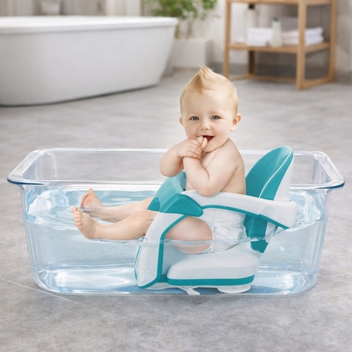 9868/BABY BATH CHAIR - HAMMOCK THAT TURNS INTO A BATH SEAT FOR 2M+