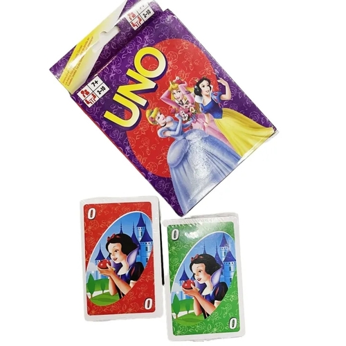 F963 Uno Princes Card - Disney Princess edition of the UNO card game.&nbsp;Age : Designed for players aged 7 and up.&nbsp;: Accommodates between 2 and 10 players.&nbsp;Unique Feature: Includes a special 