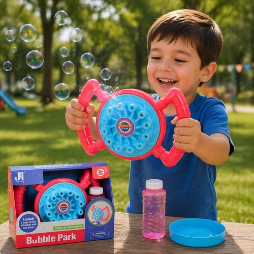 P8908B BUBBLE STEERING WHEEL - a bubble machine styled like a steering wheel, designed to create a 