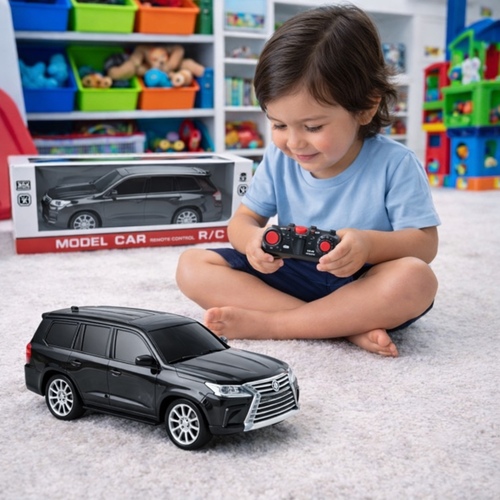 VA164547R/C Model Car - 1:16 scale remote-controlled toy carOperated via a four-channel controller with forward, backward, left, right, and acceleration functions.
Suitable for children aged 6 and up.