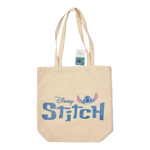 2W40904 Tote Bag - This bag is a color beige cotton or canvas tote bag featuring a 