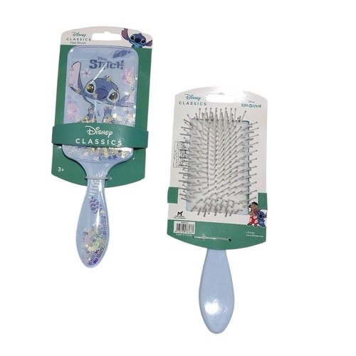 2S50782 Stitch HairBrush - Disnep stitch hair brush with glitters design.