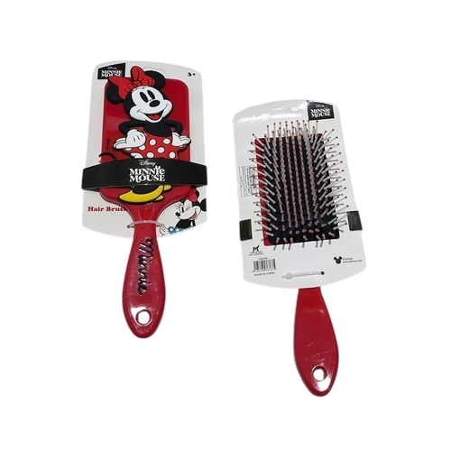 2S50786 Minnie Hair Brush - The Special bristle makes this hair brush easy to clean and maintain. Ideal as a gift for your kid for routine use. The Smooth and round edges make it easy to handle and carry even by small kids.