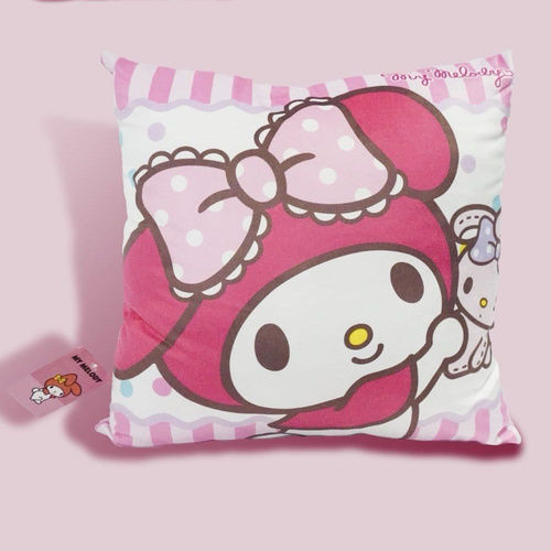 My Melody pillow 51994 - Soft kids pillow featuring a cute My Melody design, with charming pink colors that add a playful and cozy touch to any child’s room. Made from comfortable, lightweight material, perfect for sleeping or decoration—ideal for girls who love adorable cartoon characters.